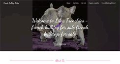 Desktop Screenshot of lilacfrenchies.com
