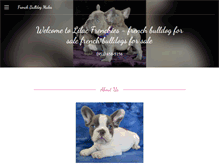 Tablet Screenshot of lilacfrenchies.com